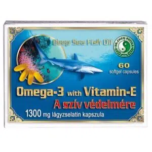 Dr.chen Omega-3 + E-vitamin kapszula 1300 mg 60 db
