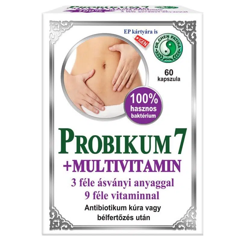 Dr.Chen Probikum 7 + Multivitamin kapszula 60 db Dr.Chen Probikum 7 + Multivitamin kapszula 60 db