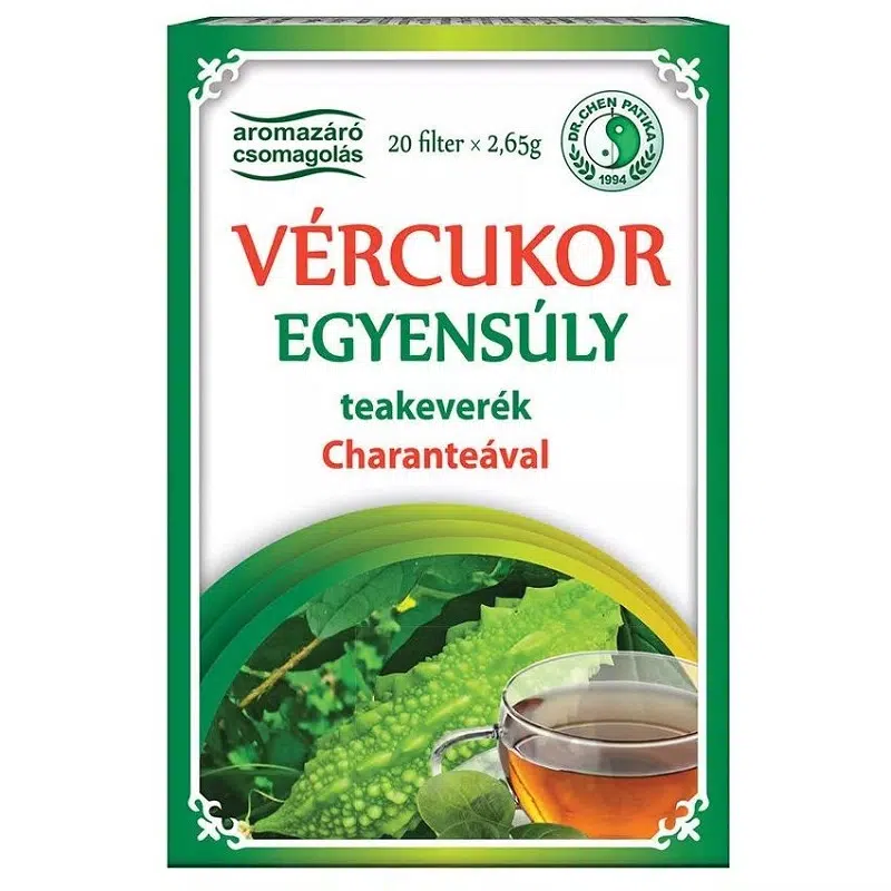 Dr.chen Vércukor egyensúly tea 20 filter Dr.chen Vércukor egyensúly tea 20 filter