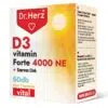 Dr. Herz D3-vitamin Forte 4000 NE + Szerves Cink kapszula 60db