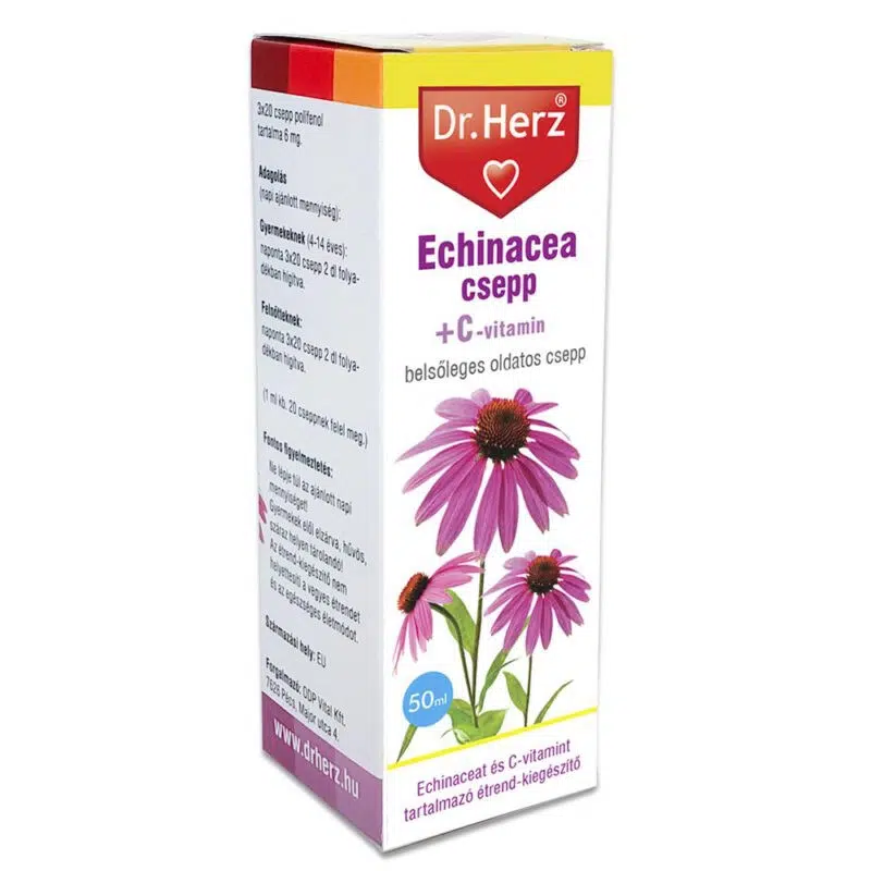 Dr. Herz Echinacea csepp c-vitaminnal 50ml Dr. Herz Echinacea csepp c-vitaminnal 50ml