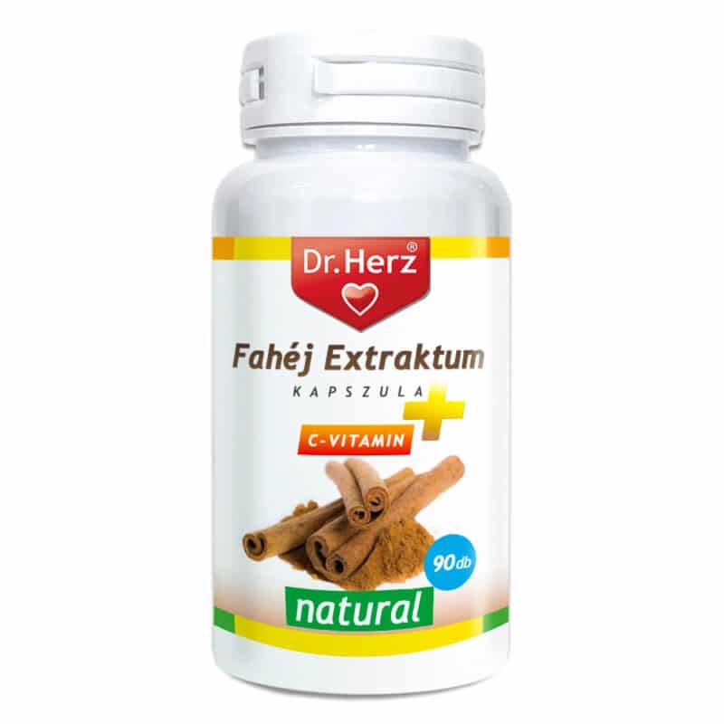Dr. Herz fahéj extraktum + C vitamin 90db Dr. Herz fahéj extraktum + C vitamin 90db