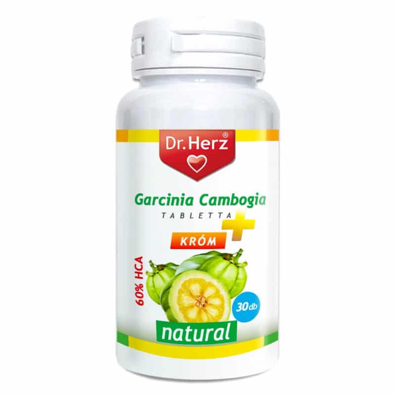 Dr. Herz Garcinia Cambogia 1000mg + króm tabletta 30 db Dr. Herz Garcinia Cambogia 1000mg + króm tabletta 30 db