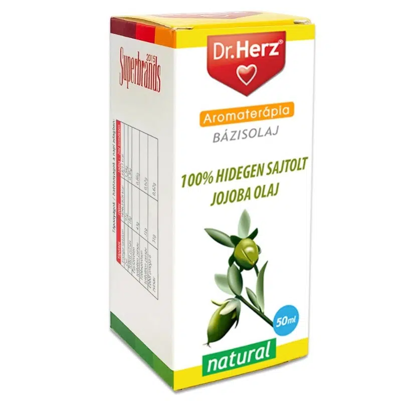 Dr. Herz Jojobaolaj 100% hidegen sajtolt 50ml Dr. Herz Jojobaolaj 100% hidegen sajtolt 50ml