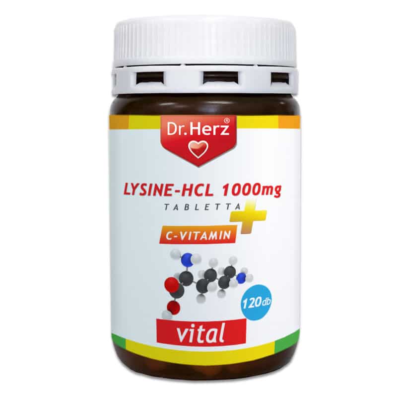 Dr. Herz Lysine-HCL+C-vitamin tabletta 120db Dr. Herz Lysine-HCL+C-vitamin tabletta 120db