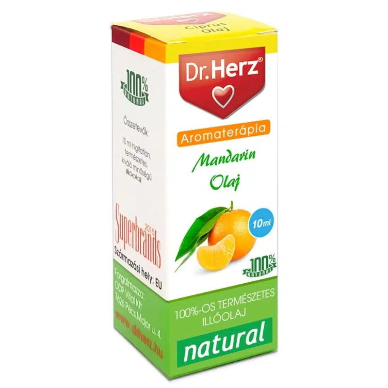 Dr. Herz Mandarin illóolaj 10ml Dr. Herz Mandarin illóolaj 10ml