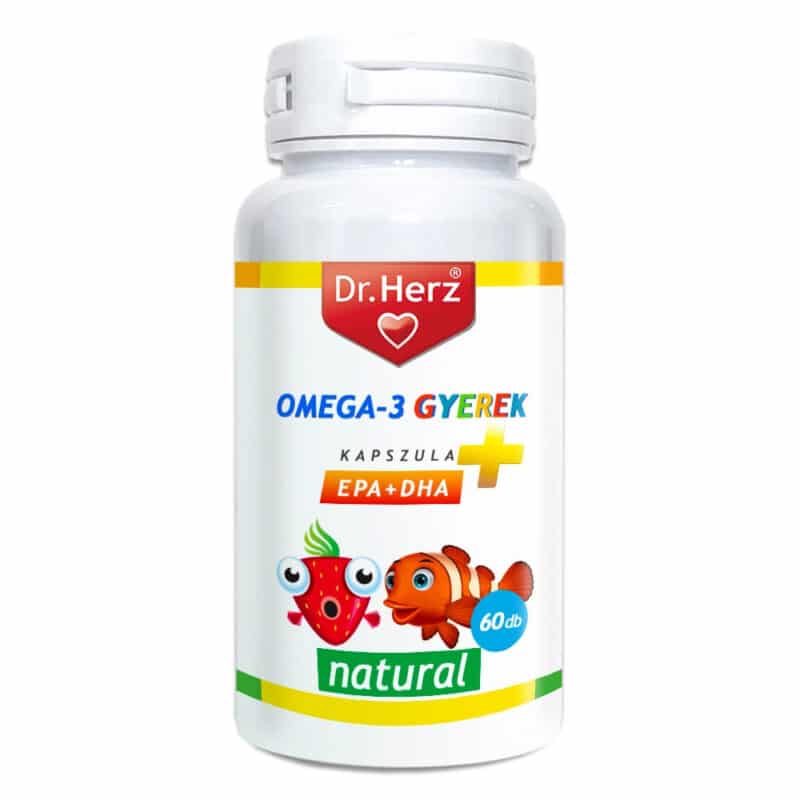 Dr. Herz Omega-3 500mg Gyerek 60 db kapszula Dr. Herz Omega-3 500mg Gyerek 60 db kapszula