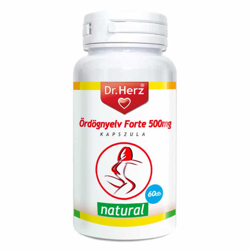 Dr. Herz Ördögnyelv Forte 500 mg 60 db kapszula Dr. Herz Ördögnyelv Forte 500 mg 60 db kapszula