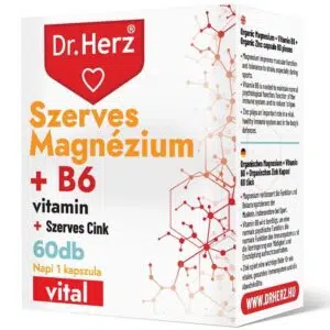Dr. Herz Szerves Magnézium+B6+ Szerves Cink kapszula 60db