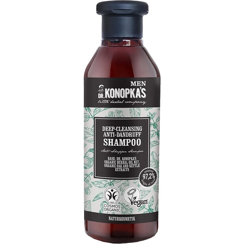 Dr. Konopka's MEN Mélytisztító korpásodás elleni sampon 280ml Dr. Konopka's MEN Mélytisztító korpásodás elleni sampon 280ml