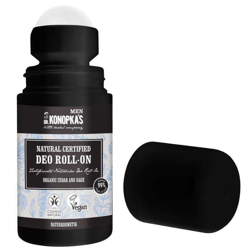 Dr. Konopka's MEN Minősített golyós dezodor bio cédrussal és zsályával 50ml Dr. Konopka's MEN Minősített golyós dezodor bio cédrussal és zsályával 50ml