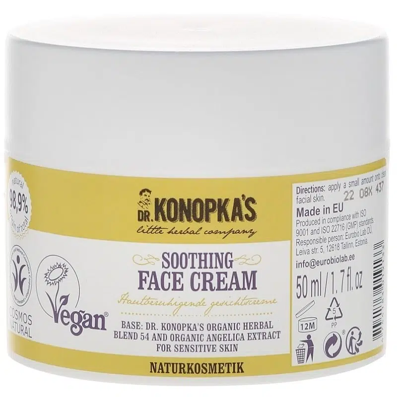 Dr. Konopka's nyugtató-hidratáló arckrém 50ml Dr. Konopka's nyugtató-hidratáló arckrém 50ml