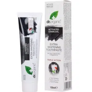 Dr.Organic Charcoal Extra fehérítő fogkrém aktív szénnel 100ml