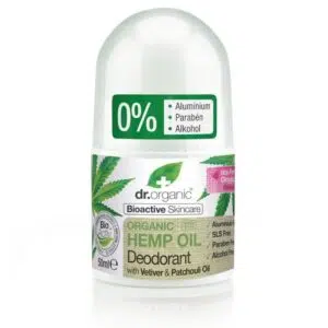 Dr.Organic bio kendermagolaj Alumíniummentes golyós dezodor 50ml