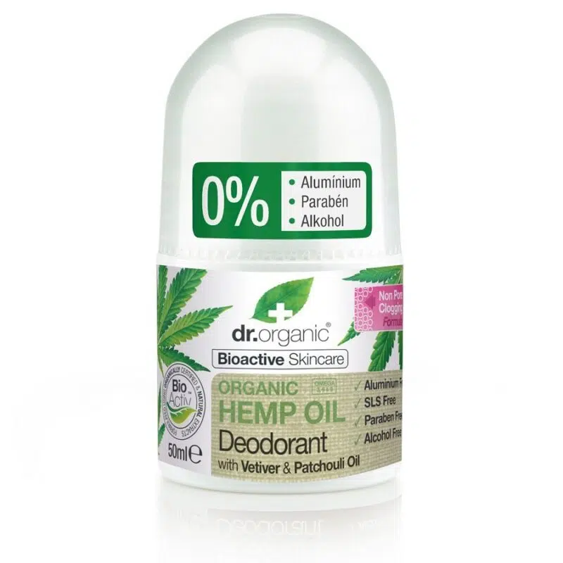 Dr.Organic bio kendermagolaj Alumíniummentes golyós dezodor 50ml Dr.Organic bio kendermagolaj Alumíniummentes golyós dezodor 50ml