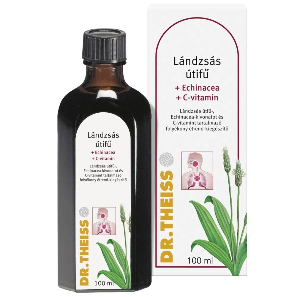 Dr.theiss lándzsás útifű szirup echináceával 100 ml Dr.theiss lándzsás útifű szirup echináceával 100 ml