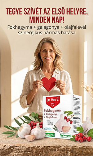 Dr. Herz Fokhagyma + Galagonya + Olajfalevél kapszula – 60db
