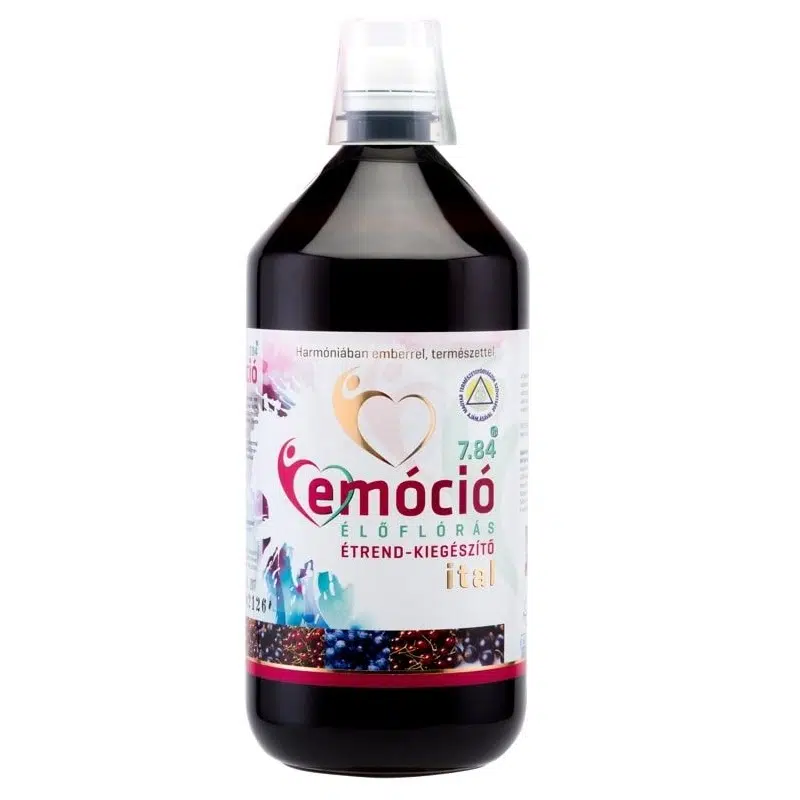 Emóció 7.84 élőflórás, magas antioxidáns tartalmú étrendkiegészítő ital 1000ml Emóció 7.84 élőflórás, magas antioxidáns tartalmú étrendkiegészítő ital 1000ml