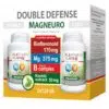 Flavin7 Double Defense Magneuro Mg + B-complex vitamin Komló extraktummal kapszula 2x120