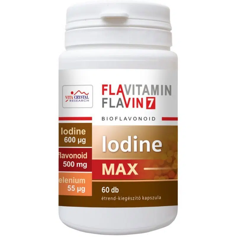 Flavin7 Flavitamin Iodine Jód Max kapszula 60db Flavin7 Flavitamin Iodine Jód Max kapszula 60db