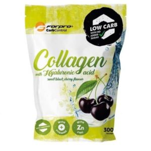 Forpro Low Carb Collagen Hyaluronsavval-Black Cherry (Cseresznye) 300 g
