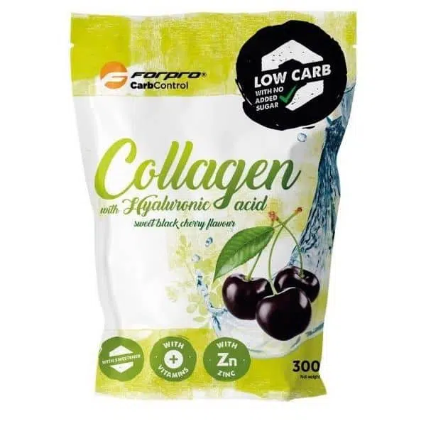 Forpro Low Carb Collagen Hyaluronsavval-Black Cherry (Cseresznye) 300 g Forpro Low Carb Collagen Hyaluronsavval-Black Cherry (Cseresznye) 300 g