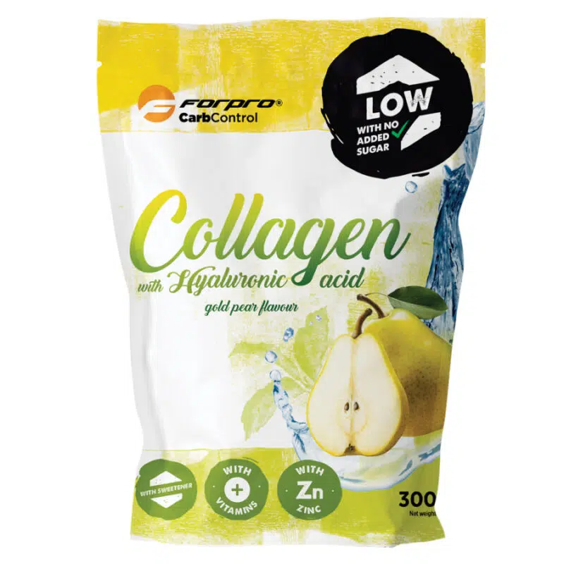 Forpro Low Carb Collagen Hyaluronsavval-Gold Pear (Körte) 300 g Forpro Low Carb Collagen Hyaluronsavval-Gold Pear (Körte) 300 g