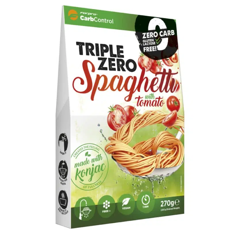 Forpro Triple Zero tészta-Spaghetti Tomato 270 g Forpro Triple Zero tészta-Spaghetti Tomato 270 g
