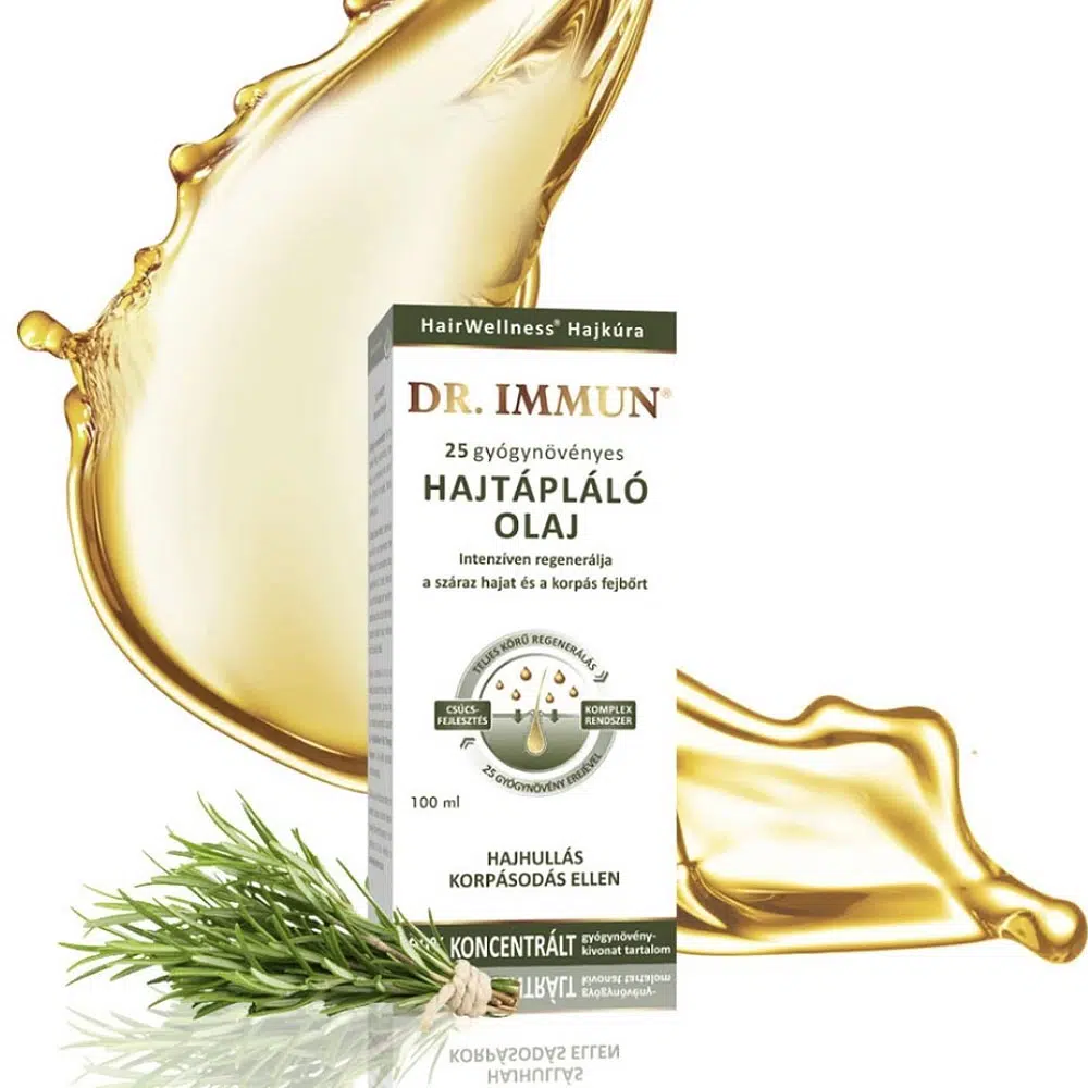 Dr.Immun 25 gyógynövényes hajtápláló olaj 100ml Dr.Immun 25 gyógynövényes hajtápláló olaj 100ml