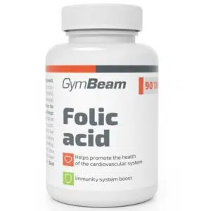 GymBeam Folic acid (Folsav B9-vitamin) 90db