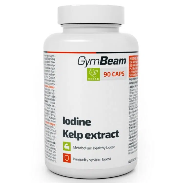 GymBeam IODINE KELP EXTRACT (Jód algából) 90db GymBeam IODINE KELP EXTRACT (Jód algából) 90db