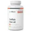 GymBeam CODFISH LIVER OIL (Tőkehalmáj olaj) 90db