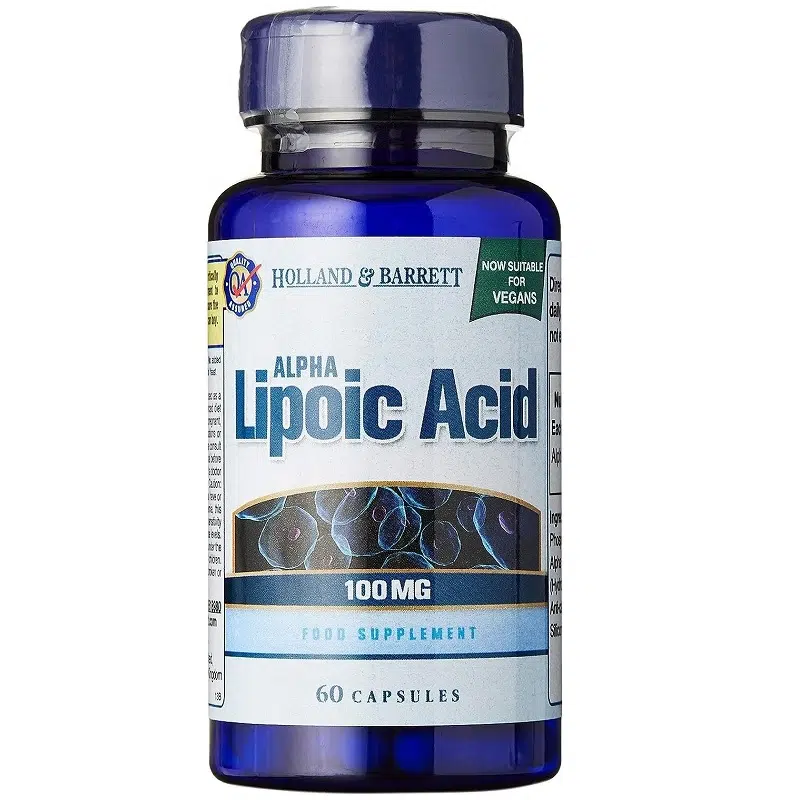 H&B Alfa-liponsav (ALA) (Lipoic Acid) kapszula 60 db H&B Alfa-liponsav (ALA) (Lipoic Acid) kapszula 60 db
