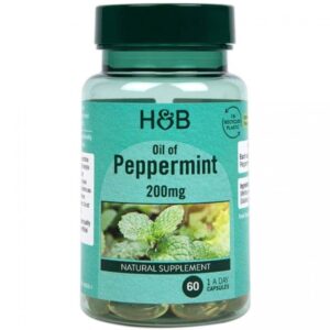 H&B Borsmenta olaj (Peppermnt) kapszula 200 mg 60 db