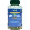 H&B Csukamájolaj (Cod Liver) kapszula 1000 mg 60 db