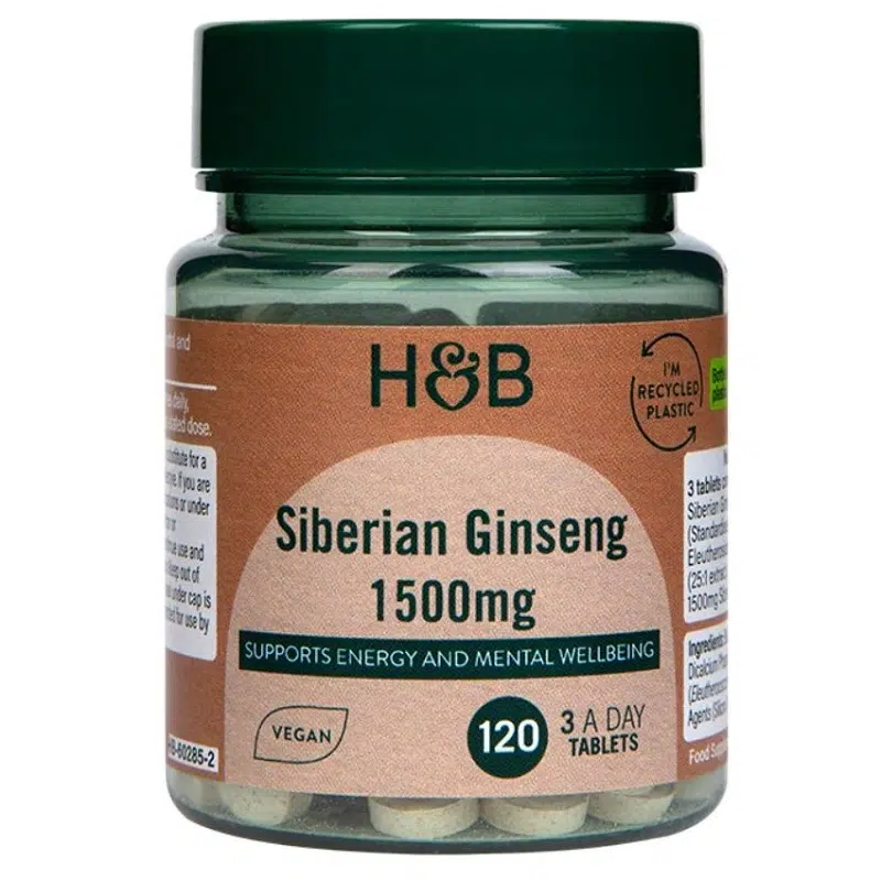 H&B Szibériai Ginseng tabletta 1500 mg 120 db H&B Szibériai Ginseng tabletta 1500 mg 120 db