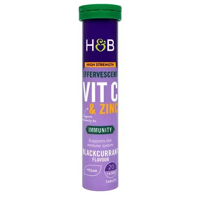 H&B C+Cink pezsgőtabletta feketeribizli 20 db H&B C+Cink pezsgőtabletta feketeribizli 20 db