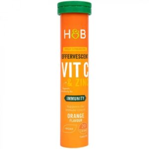 H&B C+Cink pezsgőtabletta narancs 20 db