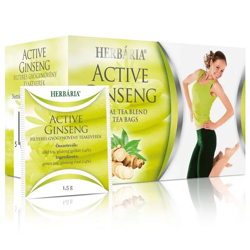 Herbária Aktív ginseng 20 db filteres Herbária Aktív ginseng 20 db filteres