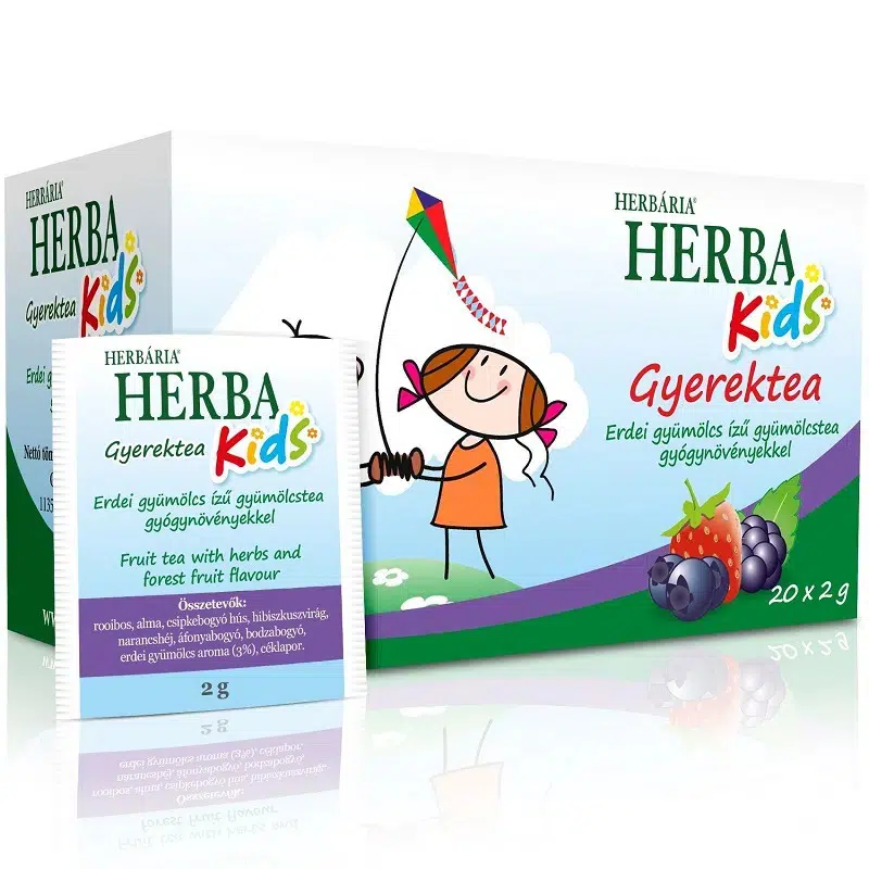 Herbária Kids Gyerek erdei gyümölcs tea 20 filter Herbária Kids Gyerek erdei gyümölcs tea 20 filter