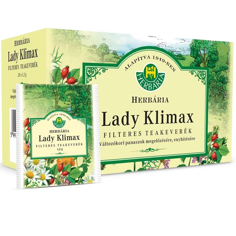 Herbária Lady Klimax tea filteres 20db Herbária Lady Klimax tea filteres 20db