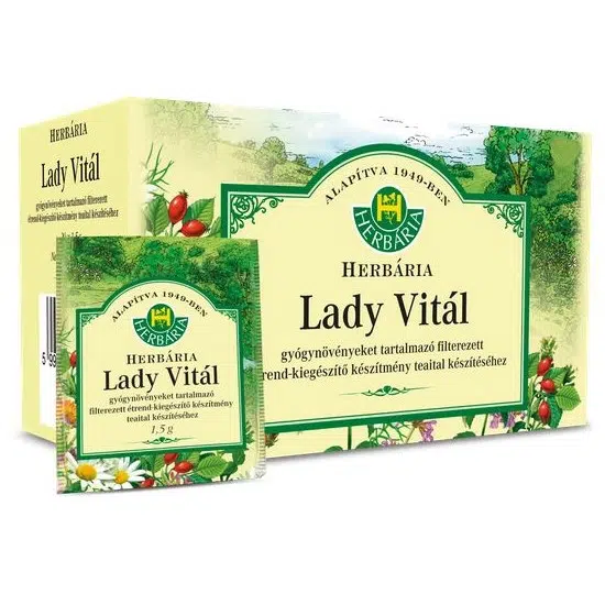 Herbária lady vitál tea filteres 20 filter Herbária lady vitál tea filteres 20 filter