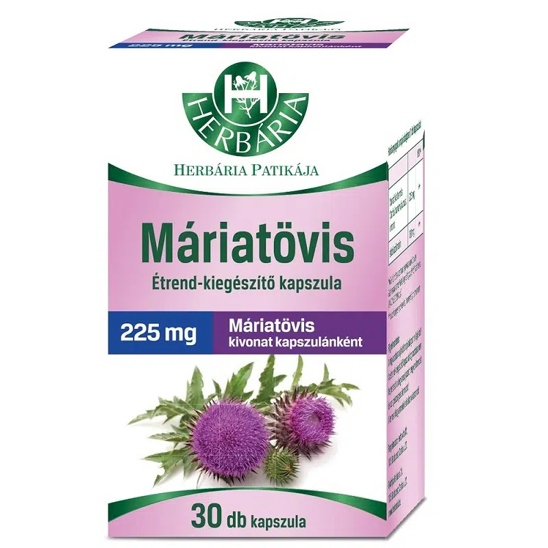 Herbária Máriatövis kapszula 30db Herbária Máriatövis kapszula 30db