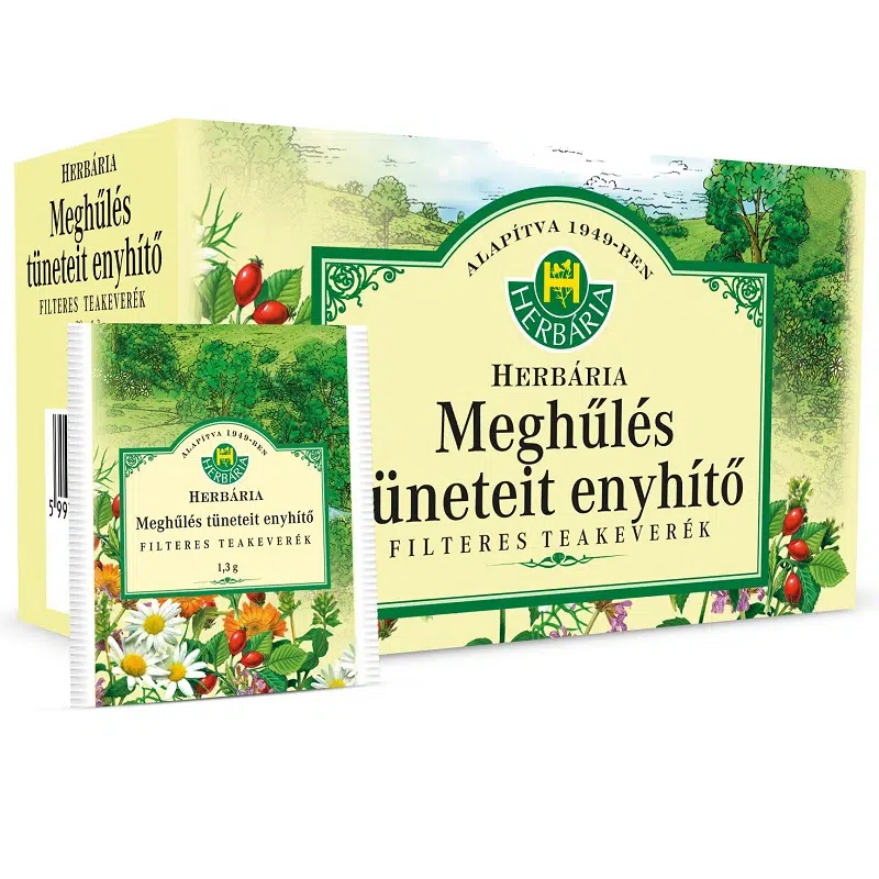 Herbária Meghűlés tüneteit enyhítő tea filteres 20db Herbária Meghűlés tüneteit enyhítő tea filteres 20db