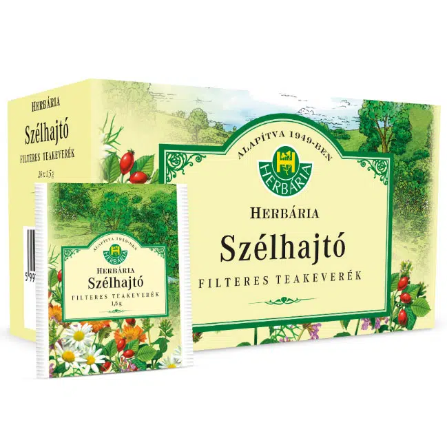Herbária Szélhajtó tea filteres 20db Herbária Szélhajtó tea filteres 20db
