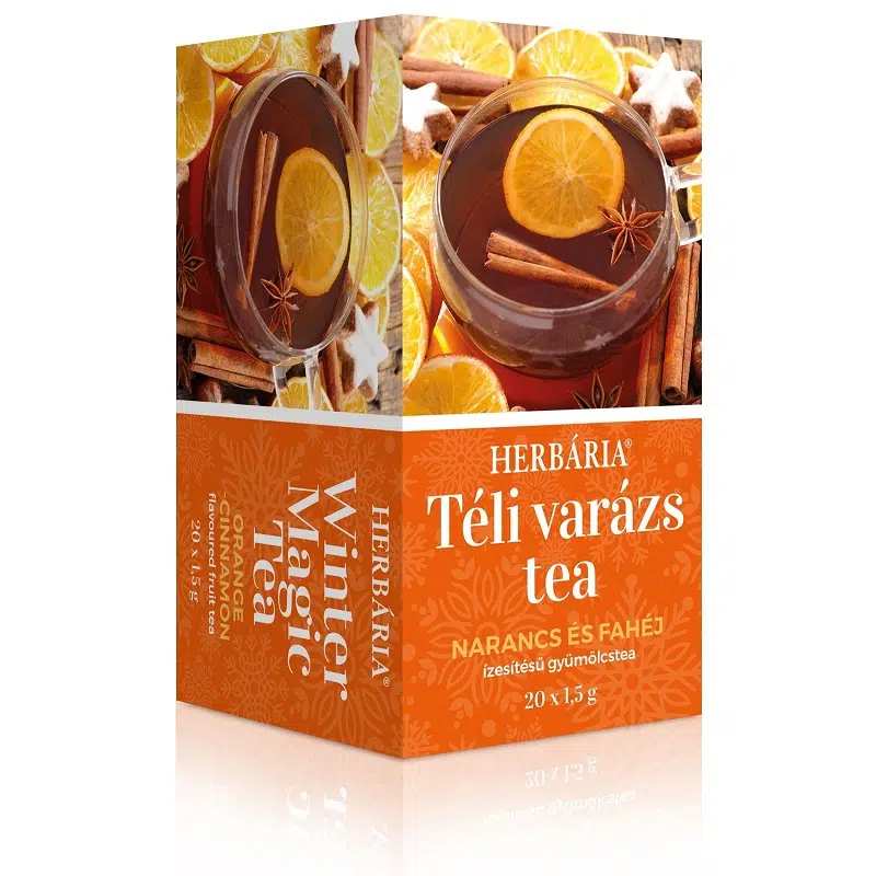 Herbária Téli Varázs narancs és fahéj ízű gyümölcs tea 20 filter Herbária Téli Varázs narancs és fahéj ízű gyümölcs tea 20 filter