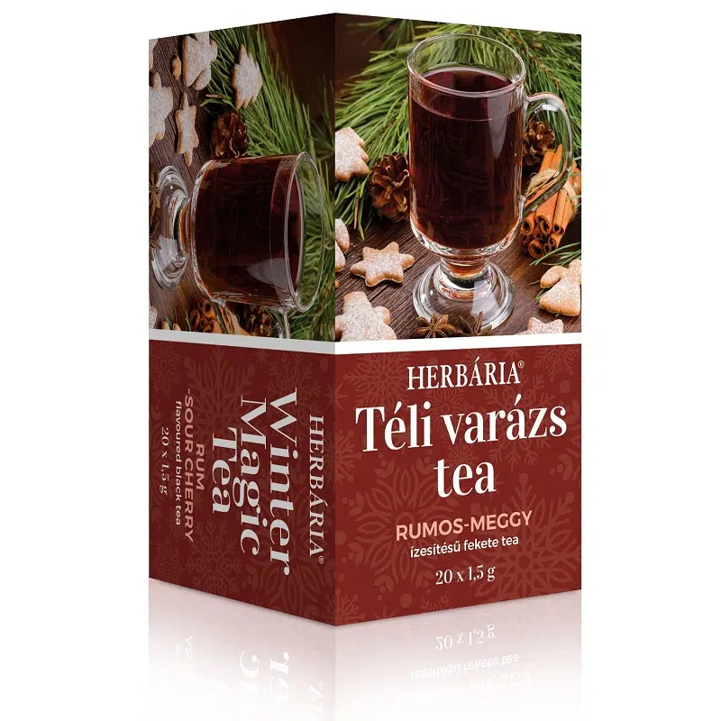 Herbária Téli Varázs rumos meggy gyümölcs tea 20 filter Herbária Téli Varázs rumos meggy gyümölcs tea 20 filter