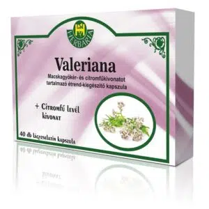 Herbária Valeriána kaszula 40db