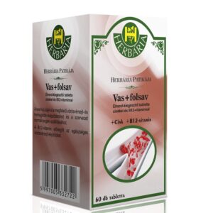 Herbária Vas+folsav tabletta 60db