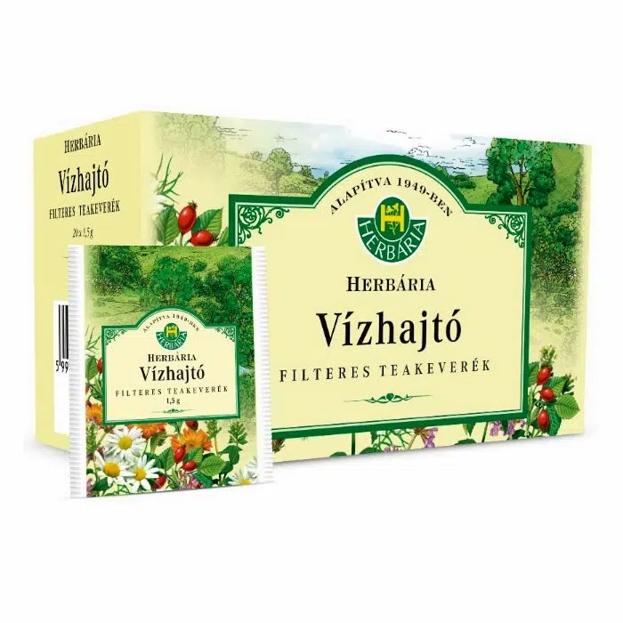 Herbária Vízhajtó tea filteres 20db Herbária Vízhajtó tea filteres 20db